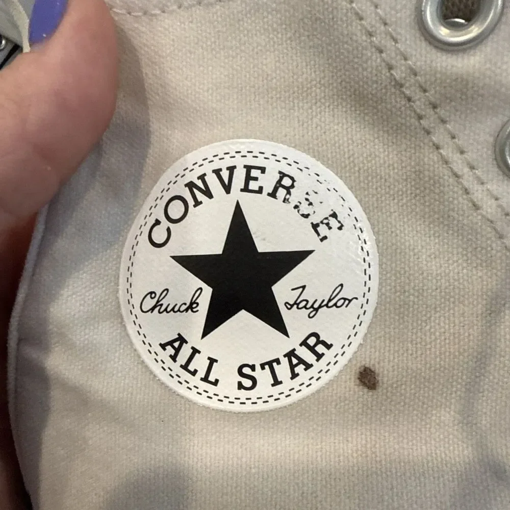 Converse Chuck Taylor All Star Hi Lace Up White Size 8